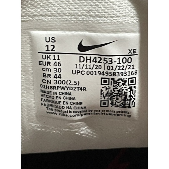 NIKE AIR ZOOM PEGASUS 38 BTC BOWERMAN TRACK CLUB WHITE-RED SZ 12 [DH4253-100] main image 5